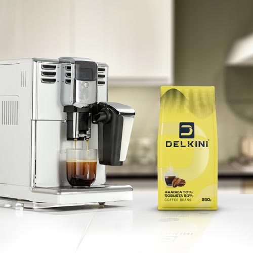 دانه قهوه 50 درصد عربیکا 50 درصد روبوستا 250 گرمی