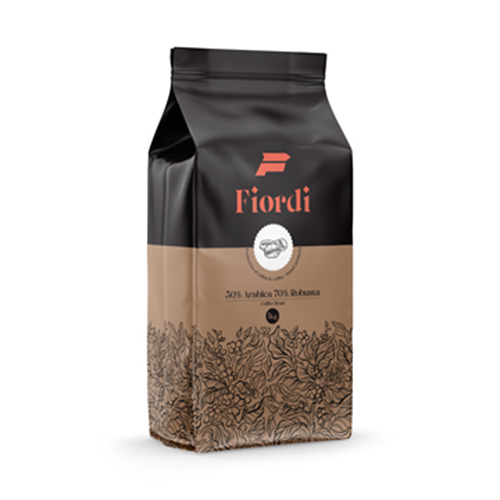 دانه قهوه 30% عربیکا -70%روبوستا 5 کیلوگرمی برند فیوردی