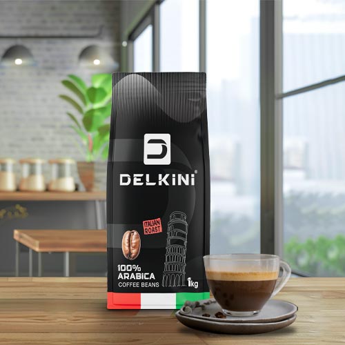 دانه قهوه 100 درصد عربیکا ایتالین روست یک کیلوگرمی