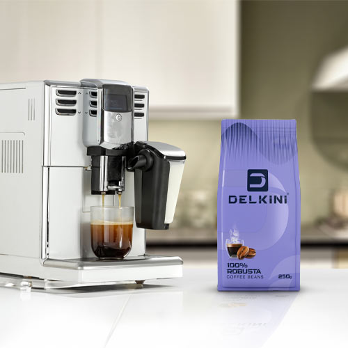 دانه قهوه 100 درصد روبوستا 250 گرمی