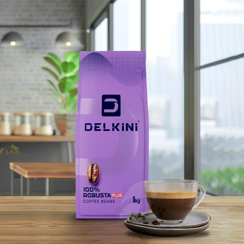 دانه قهوه 100 درصد روبوستا پلاس یک کیلوگرمی