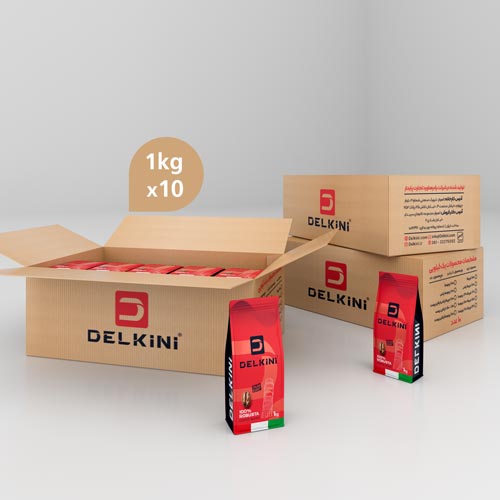 دانه قهوه 100 درصد روبوستا-ایتالین روست-یک کارتن