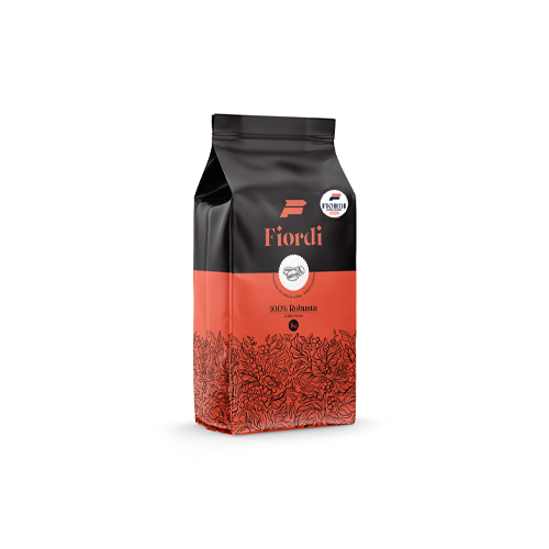 دانه قهوه 100 درصد روبوستا سوپر کرما یک کیلوگرمی-برند فیوردی