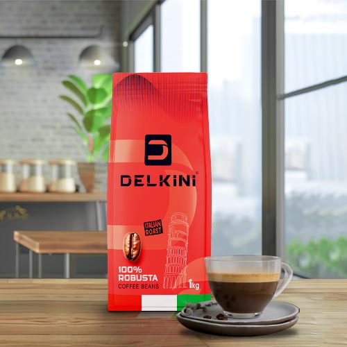 دانه قهوه 100 درصد روبوستا ایتالین روست یک کیلوگرمی