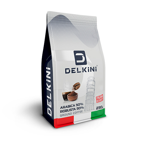 پودر قهوه 50 درصد عربیکا 50 درصد روبوستا ایتالین روست