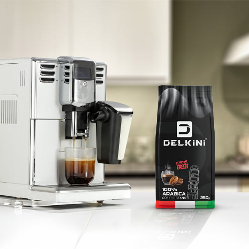 دانه قهوه 100 درصد عربیکا ایتالین روست 250 گرمی