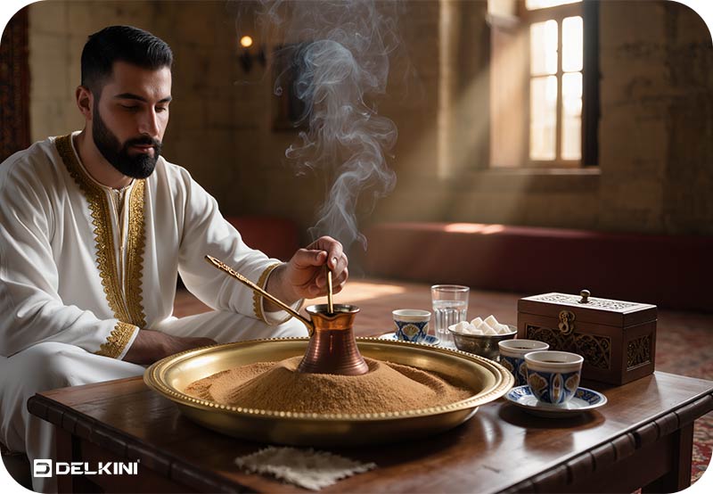 نحوه تهیه قهوه شنی